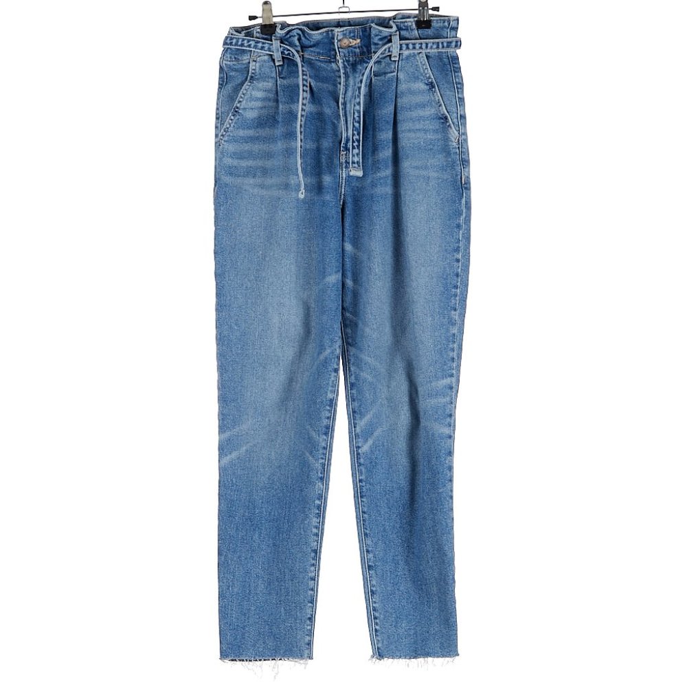 Hollister Ultra High Rise Paper Bag Mom Jean Size 27